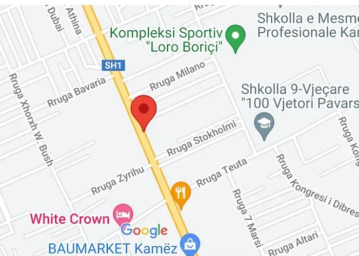 Modern Overlooking The Of Tirana *